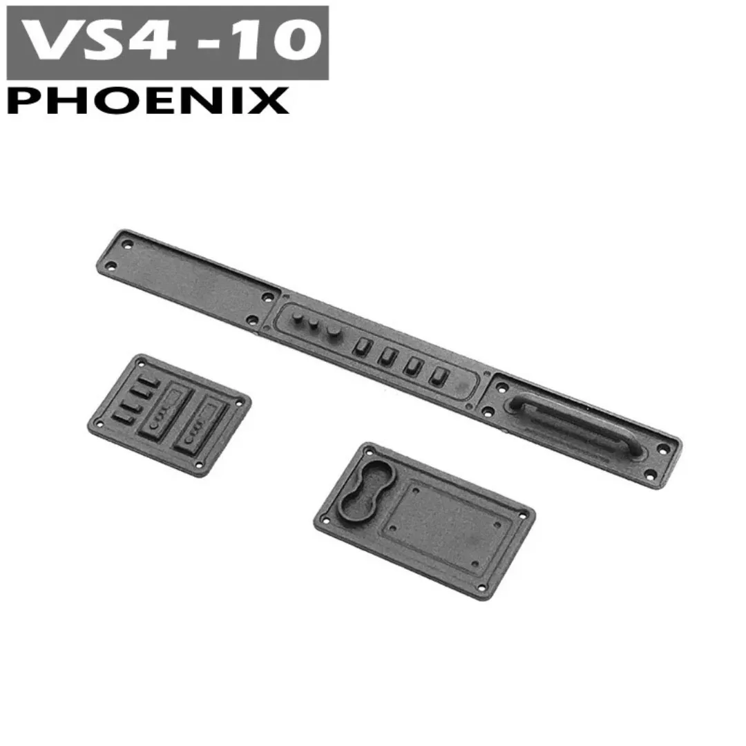 For VP VS4‑10 Phoenix 1/10 RC Crawler Scale Interior Panel Custom Model Race‑Style Exterior Appearance Upgrade Hobby Accessories