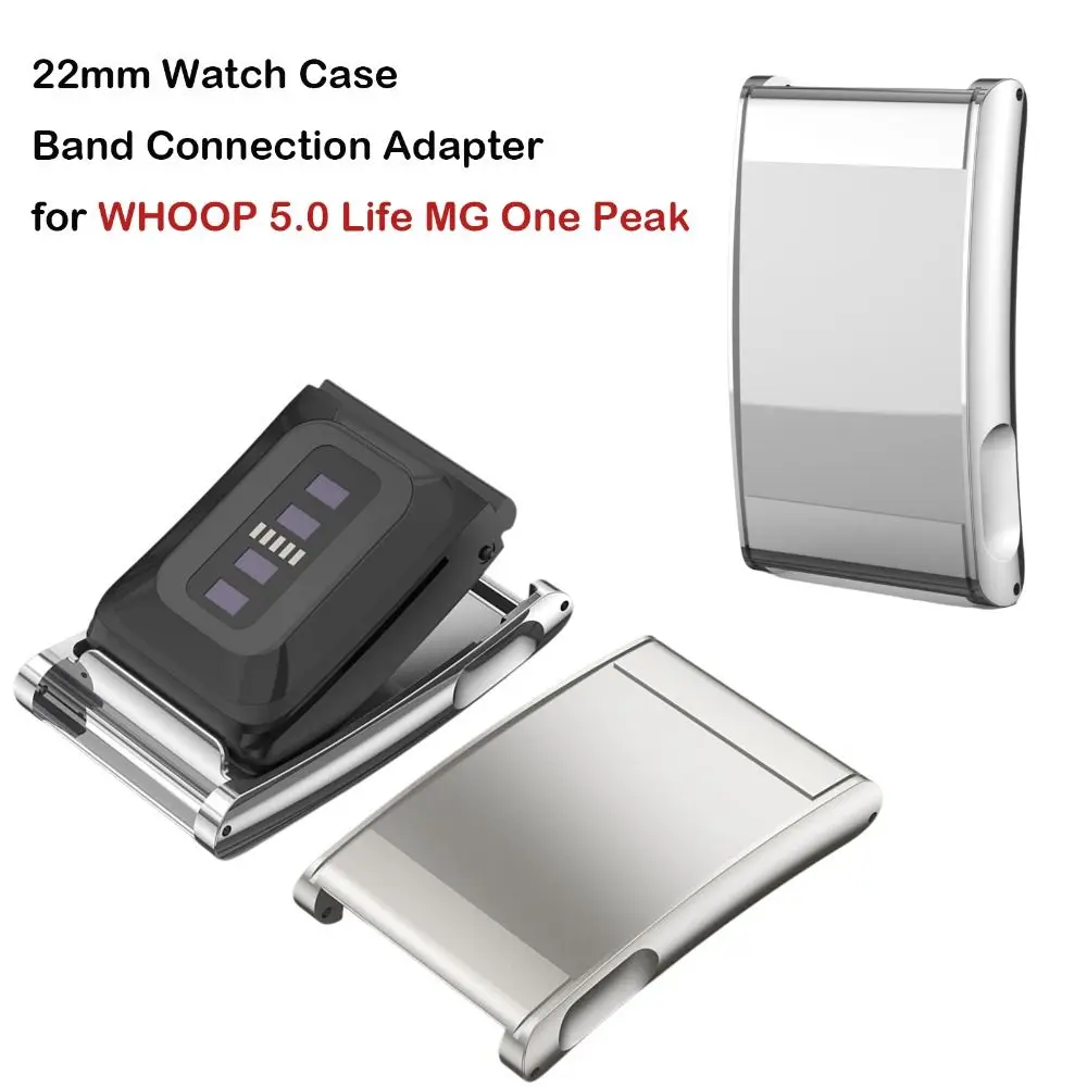 22mm Watch Case Quick Release Durable Band Connection Adapter Metal Fitness Tracker Connector for WHOOP 5.0 Life MG One Peak