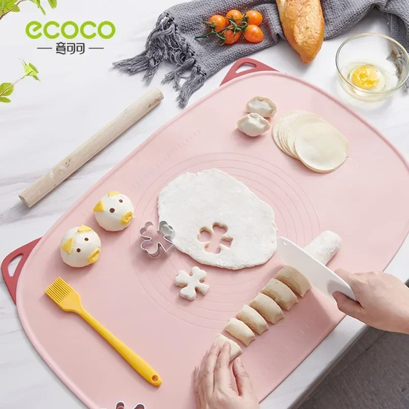 ECOCO Kneading Dough Mat Silicone Baking Mats Pizza Cake Pastry Dough Maker Kitchen Cooking Grill Gadgets Bakeware Non-Stick Pad