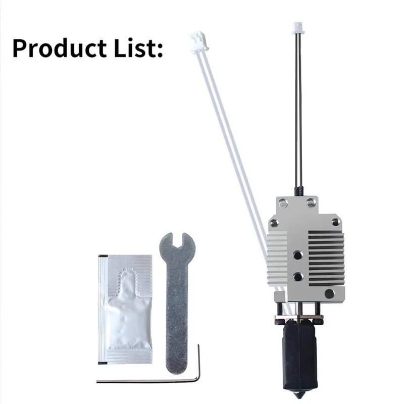 Hotend Kit Forsv08 3D Printer Forsv08 Hardened Steel Nozzle Hotend Kit High Temperature Resistance