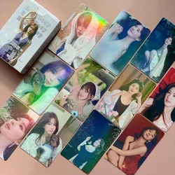 50 Pcs/Set Zhao Lusi Star Laser Lomo Card Hidden Love Sang Zhi HD Photocard Mini Collection Cards Fans Gift