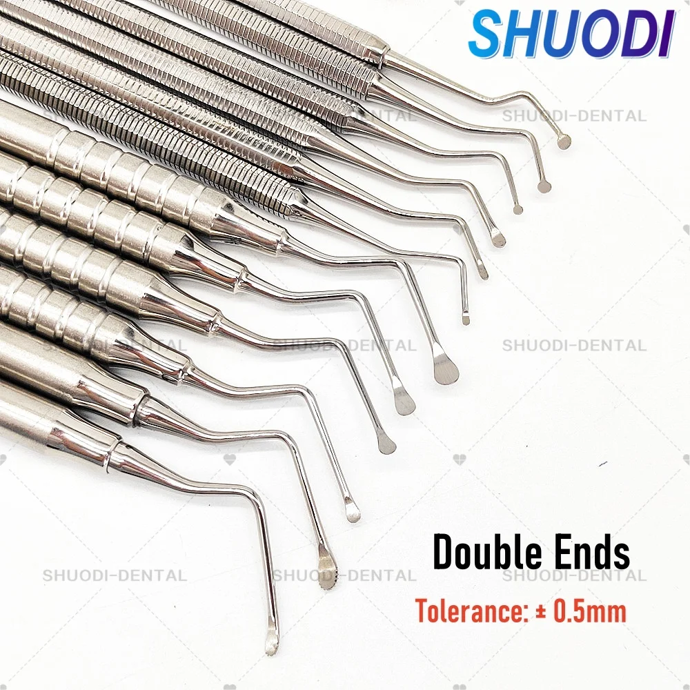 Double Ends  Dental Tooth Cleaning Excavator Spoon Oral Care Restorative Cavity Tool Dental Instrument Stainless steel