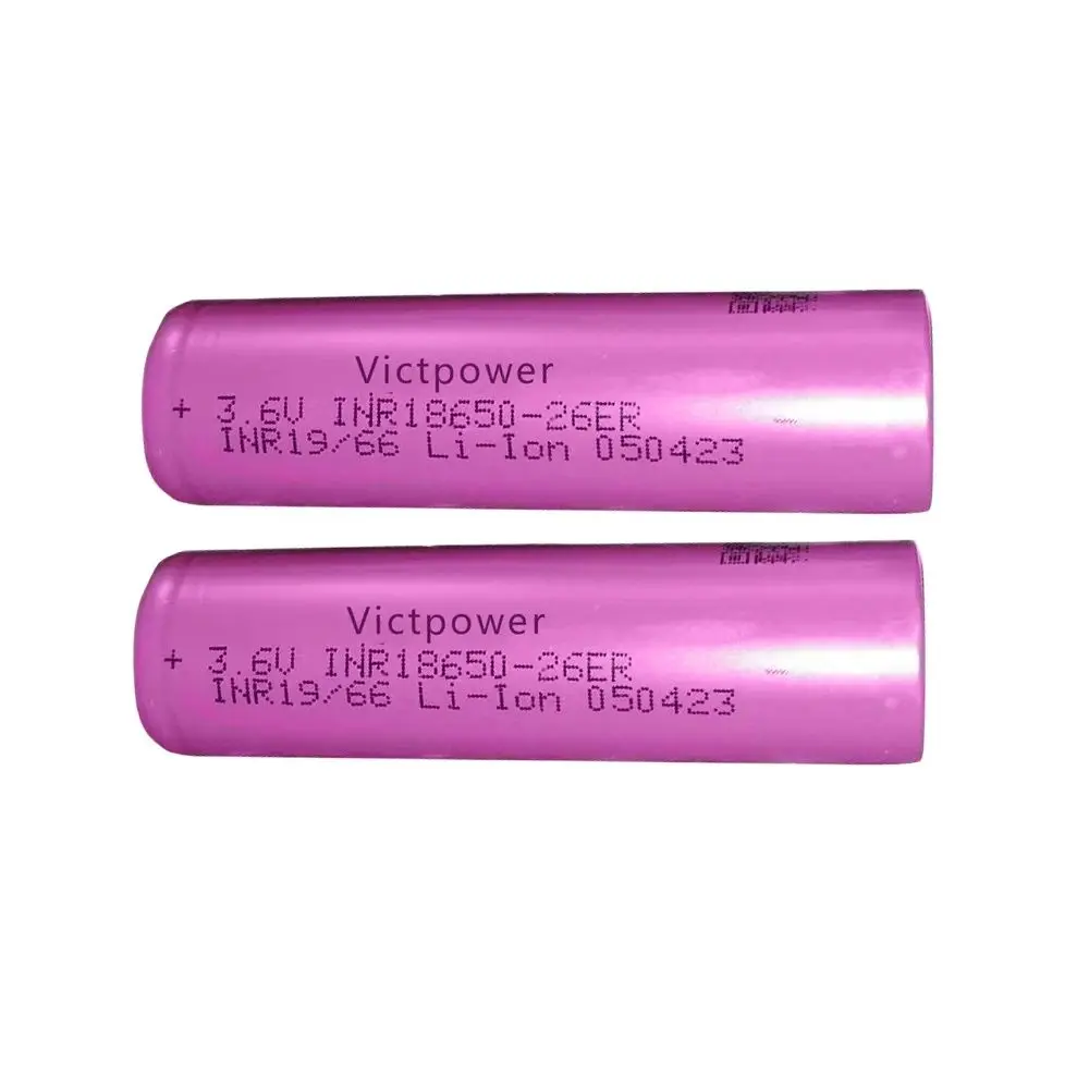 10PCS 3.7V 2600mah 18650 lithium akku Rechargeable Lithium Batteries ISR18650-2600 Lithium Li-ion baterias