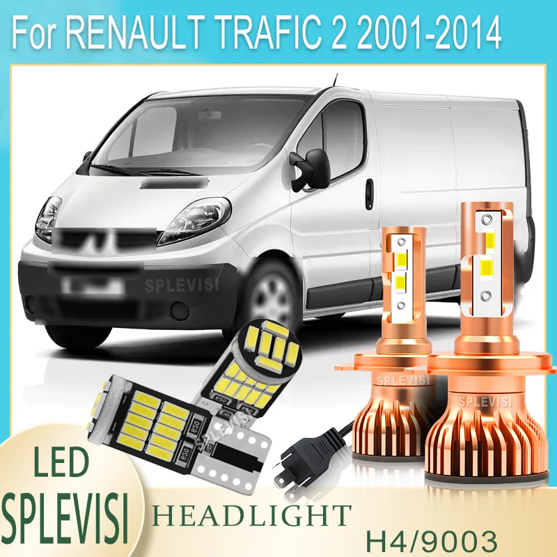 

Longer Life IP67 Waterproof H4 9003 LED Headlight For RENAULT TRAFIC 2 2001 2002 2003 2004 2005 2006 2007 2008 2009 2010-2014