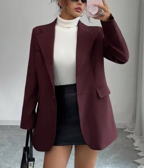 Frauen Jacke2025 Herbst/winter Neueste Heißer Verkauf Stil Casual Elegante Neue Mode Freizeit Urlaub Anzug Top frauen tragen