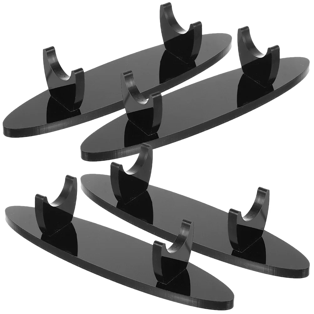 4 Pcs Acrylic Creative Pen Holder Stand Organizer Rack Nice Monitor Stands for Office Display Shelf Home Nail Storage