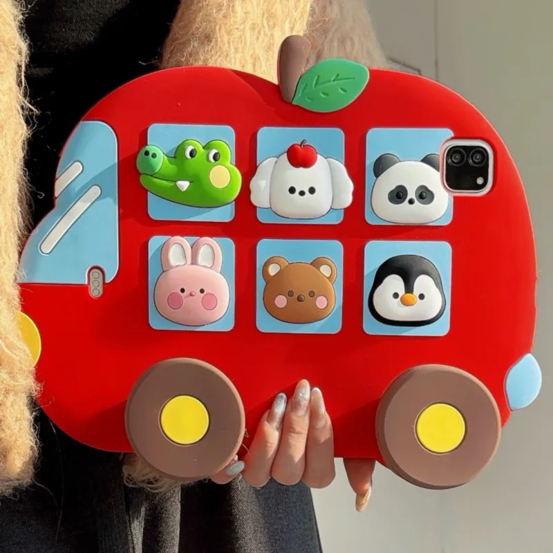 

Чехол для планшета с мультяшным дизайном для iPad Mini 6 7 Air 1 2 3 4 5 Pro 2018-2025 11 M3 A16 7-го, 8-го, 9-го, 10-го поколений, 9.7, 10.2, 8.3, 11, 10.9, 10.5 дюймов