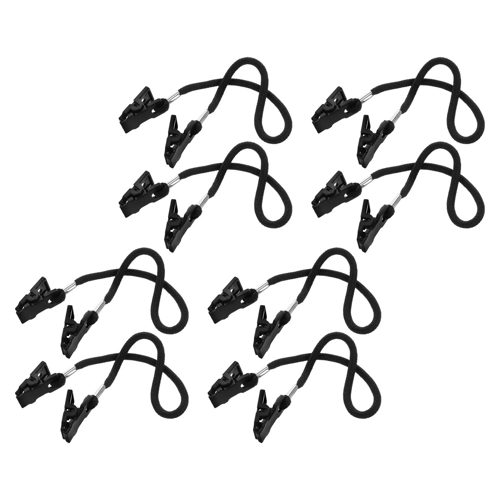 

8pcs Sport Glasses Strap Windproof Eyewear Retainer For Running Cycling Skiing Anti-Loss Hat Clip Keeper Mens Womens Outdoor