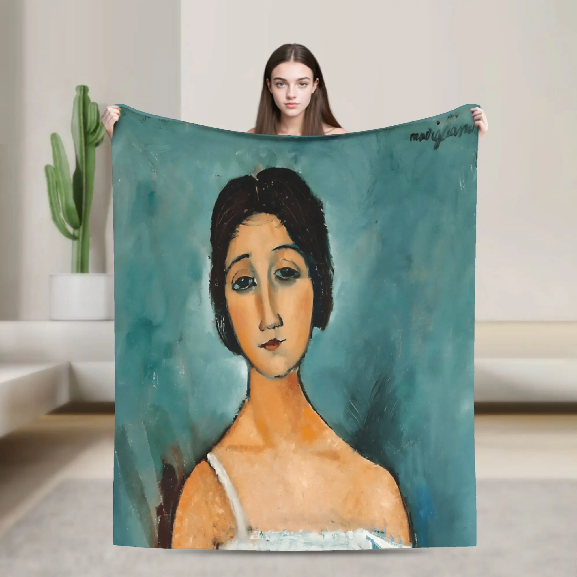 Amadeo Modigliani Blanket Quality Soft Comfy  Bedding Throws Winter Plane Travel Chair Sofa Bed Novelty Bedspread