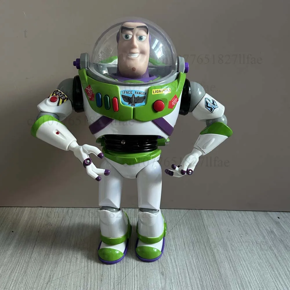 Story 3 4 Talking Buzz Action Figures Body Doll Model Toys Voice Doll Action Figures Model Toys Joint Movable Christmas Gift