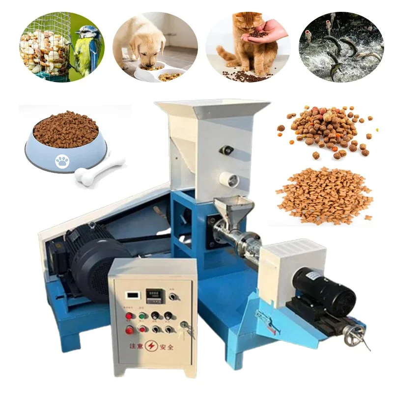 CHANGTIAN Dryer Sinking Machine Fish Feed Pellet Extruder Processing Machinery Lin