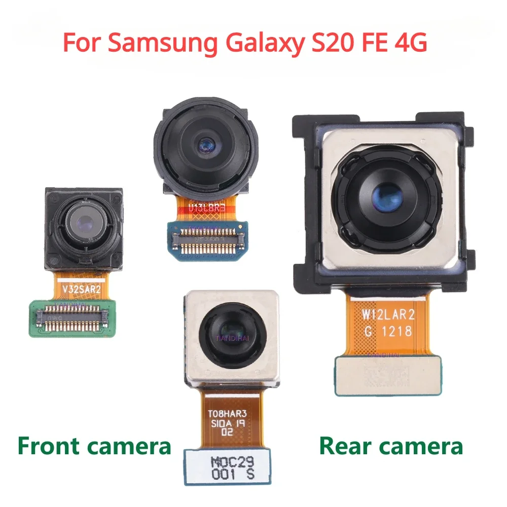 

Передняя задняя камера для Samsung Galaxy S20 FE 4G Lite S20fe G780 G780F Задняя задняя фронтальная камера Гибкий кабель модуля