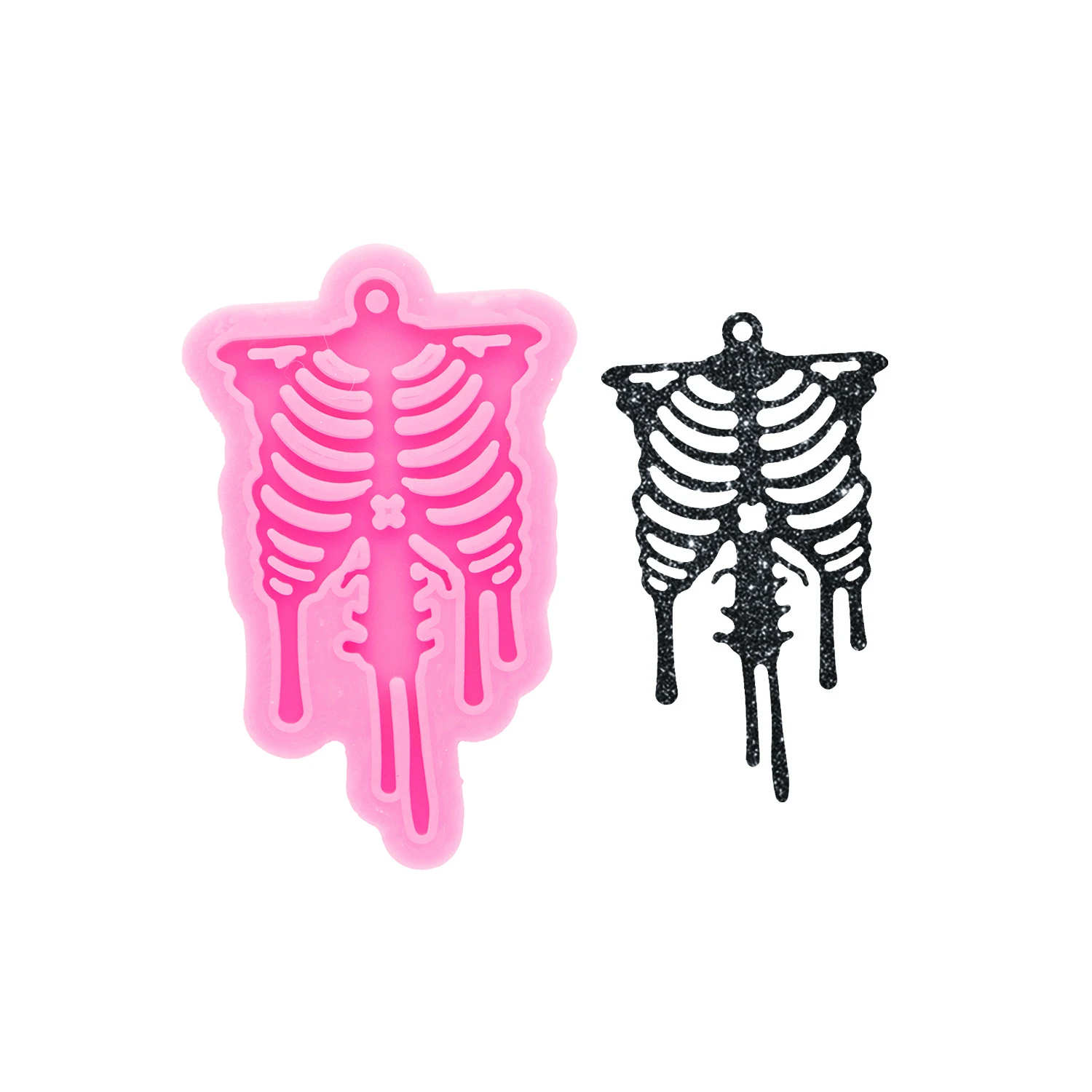 Halloween Coffin Castle Silicone Mold for Epoxy Resin Casting DIY Craft Home Decor Art Supplies