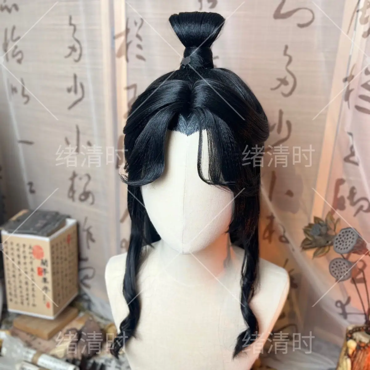 styled wig Identity V Antiquarian Qi Shiyi Wig Women Fashion Long Black Cosplay Wig Coser Heat Resistant Synthetic Hair