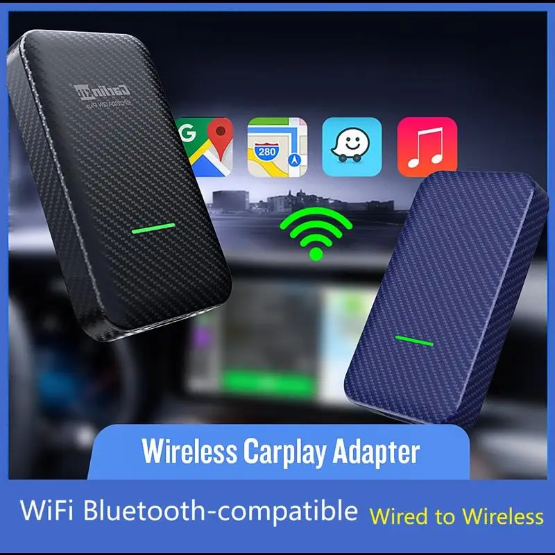 Top! Wired to Wireless CarPlay Adapter Android Auto Dongle Car Multimedia Player Activator Accessories