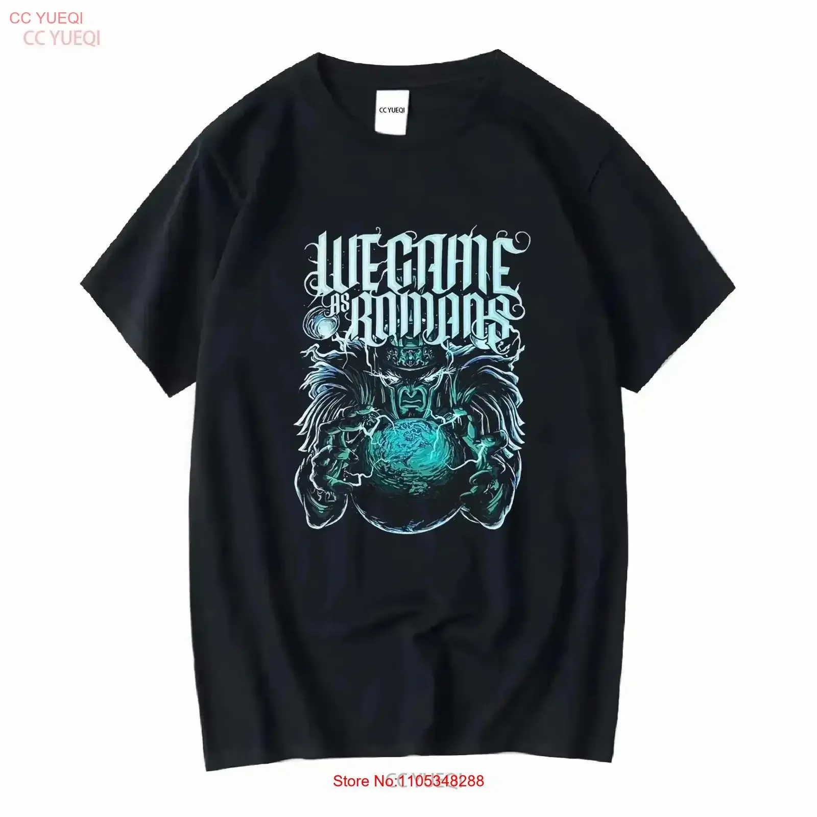 Vtg We Came as Romans Band World Tour Baumwoll-T-Shirt in Schwarz für Herren, alle Größen, Vintage-Waschung, stilvolle Designerkleidung, weich, Unisex.
