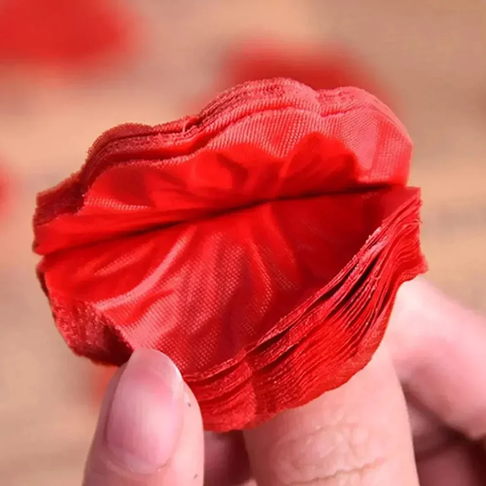 Lots Artificial Fake Rose Petals Red Roses Petal Flowers for Romantic Wedding Party Valentines Day Decoration Supplies Wholesale