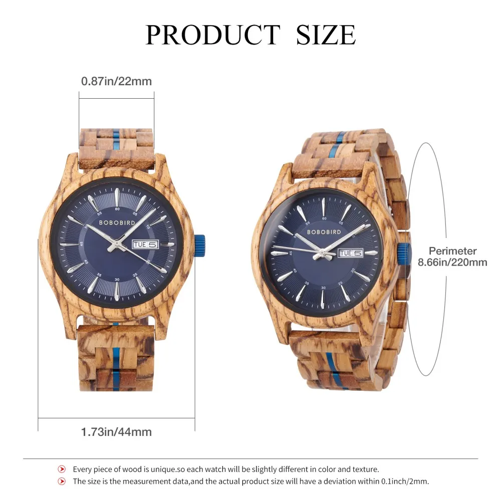 BOBO BIRD Orologio da uomo in legno personalizzato Cronografo di moda Orologio da polso sportivo al quarzo Orologio in legno di noce per uomo Dropshipping