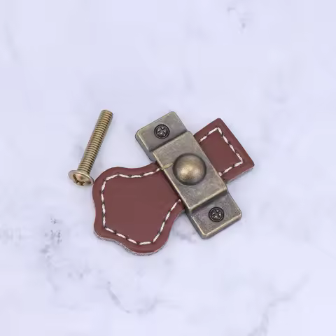 Handle Vintage Style Door Pull Handle Drawer Cabinet Red Brown Easy Install Modern Traditional Kitchen Bathroom