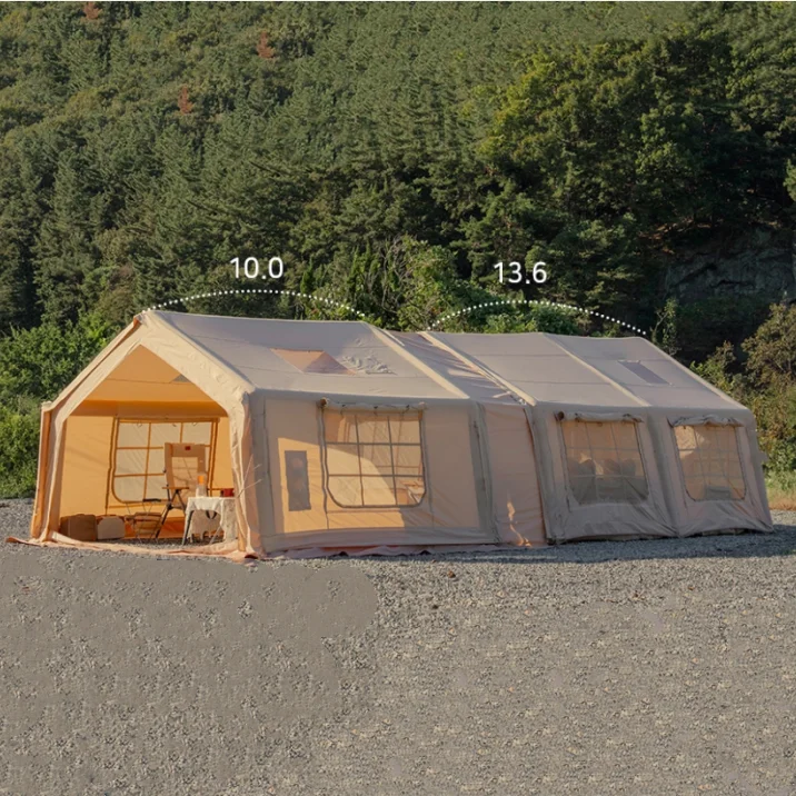 

Large Factory Customized Inflatable Four-season Camping Outdoor Air Tent with Three Rooms