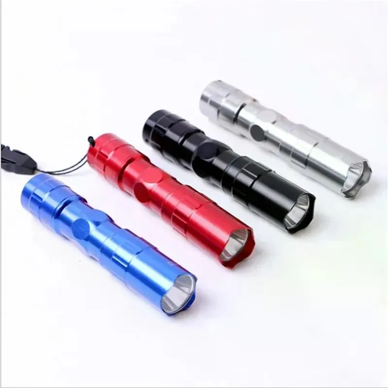 Pocket-Sized LED Flashlight 66FT Beam IPX7 Waterproof Aluminum Magnesium Alloy Shell Perfect Camping/Gift (No Battery)
