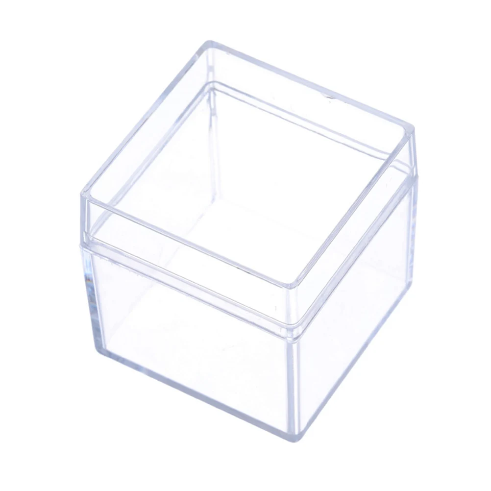 

4pcs Transparent Plastic Packaging Boxes For Gifts Candy Chocolate Wedding Birthday Party Favor Clear Storage Container Case