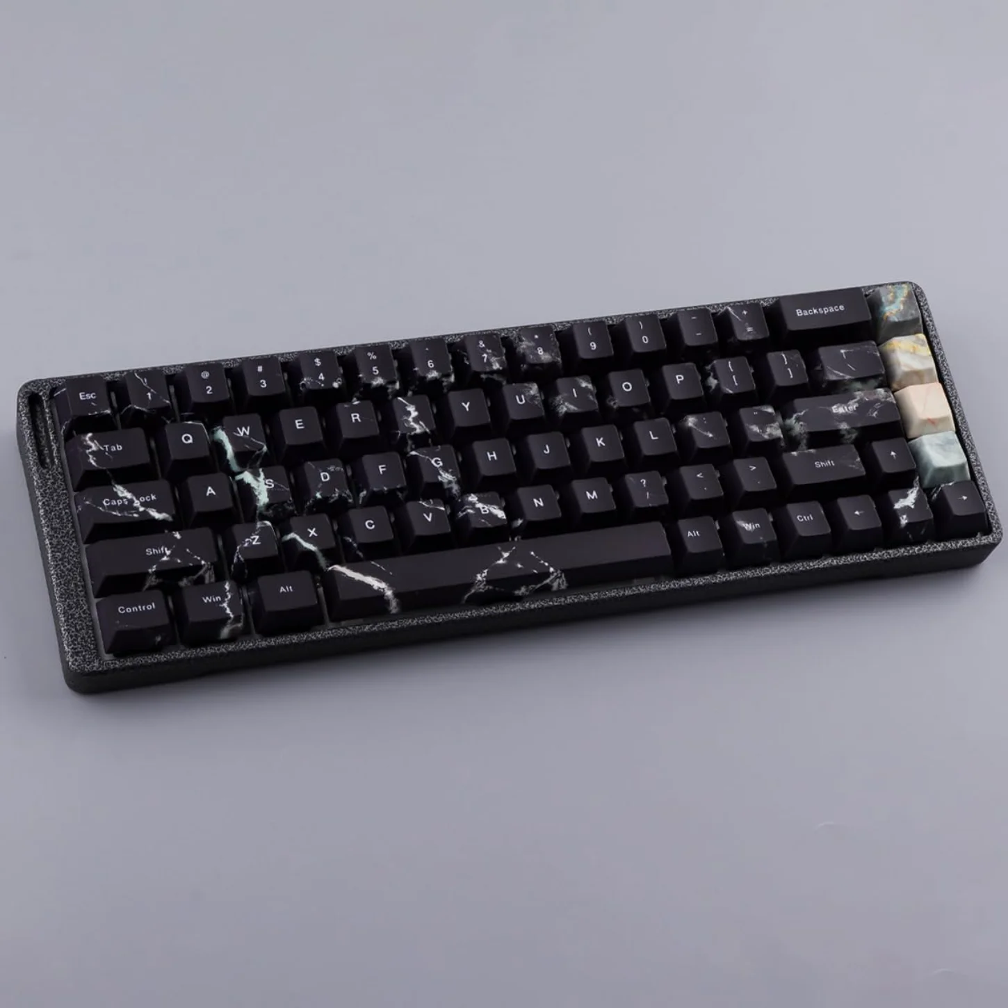 Marble, Creative and Personalized Cherry Keycap PBT 130 Keys, Customized for 60/84/98/108 Mechanical Keyboards