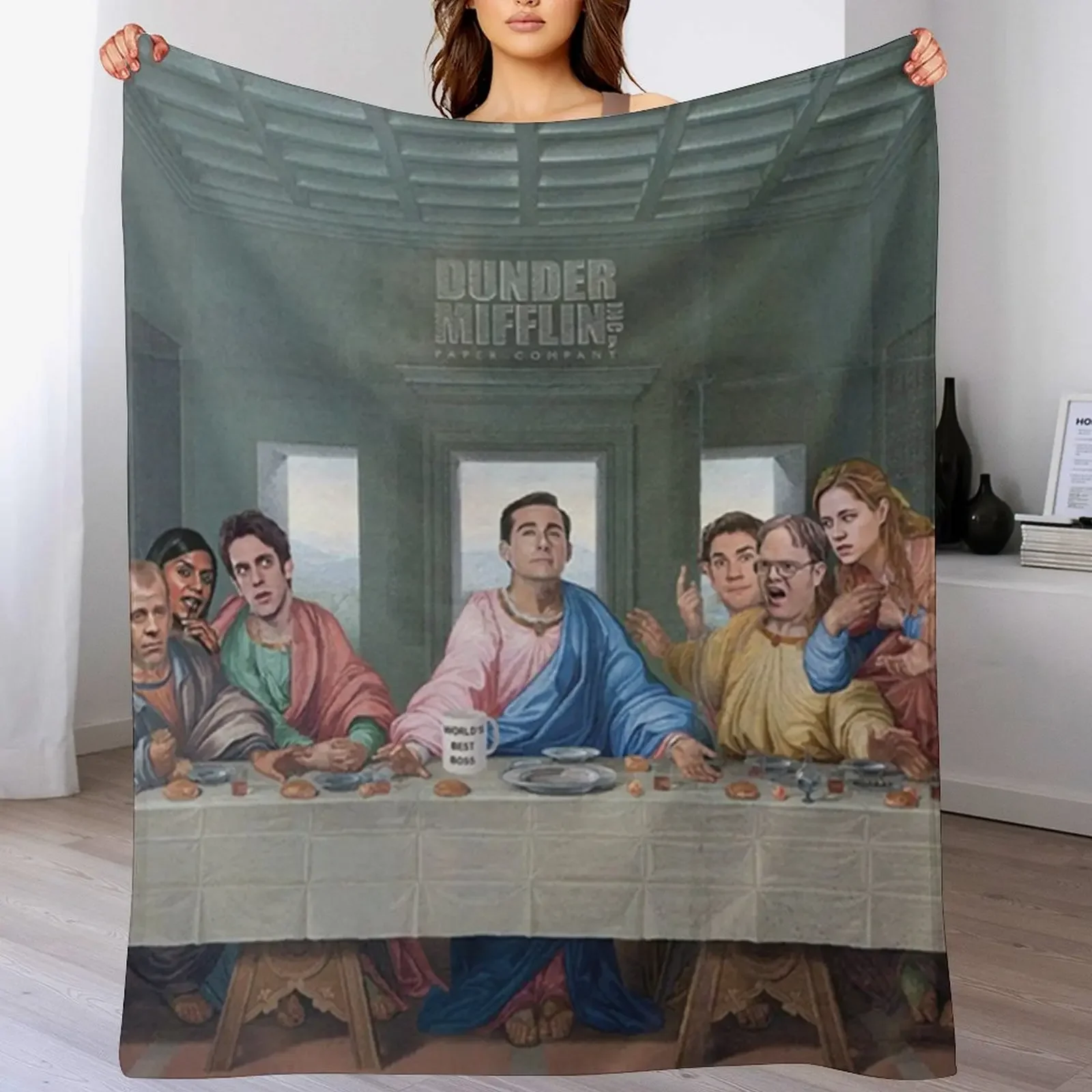 

The Last Supper Office Edition Throw Blanket christmas gifts Loose Beach Luxury Brand Blankets