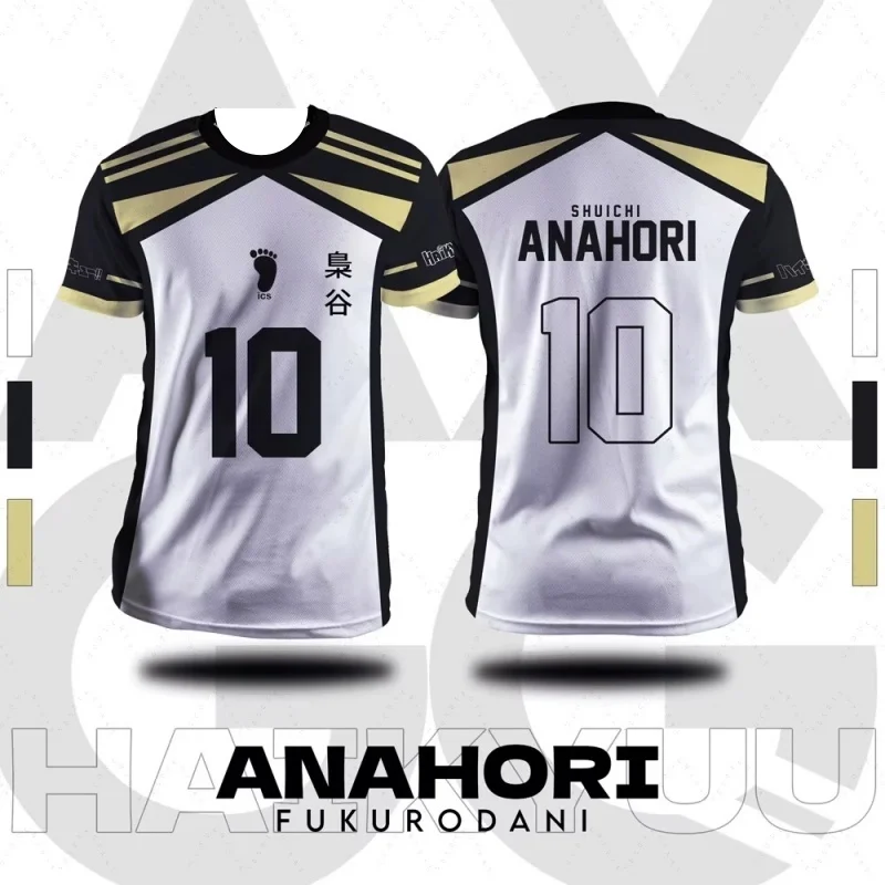 2026 Neue Sommer-Herbst Haikyuu Fukurodani Cartoon Anime Cosplay Herren Jersey Sommer Kurzarm-Oberteil Mode Damen Familie Kinder T-Shirts – Detail 4