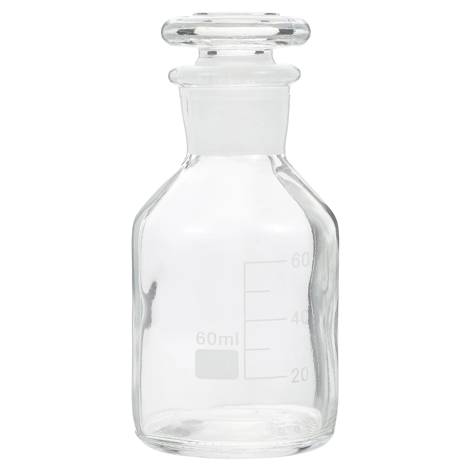 

1Pcs Laboratory Wide Mouth Glass Reagent Bottle Premium Borosilicate Chemistry Sample Bottle Frosted Stopper Heat Resistant