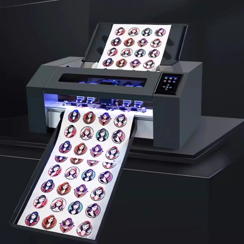 New Automatic Sheet Label Cutter Sticker Label Die Cutting Machine High Precision Die Cutting Machine 220v/110v with Touch Panel view 4