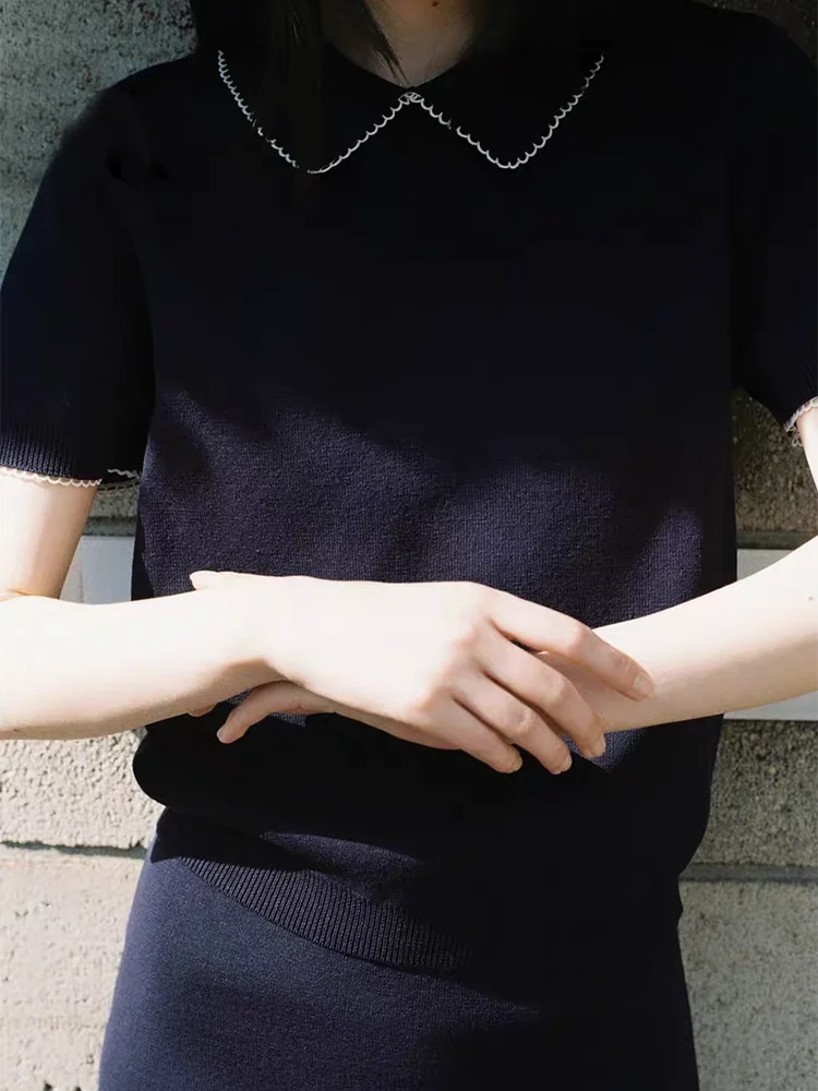 

Весенний новый женский комплект с воротником Faion Dr Set ort Sve Overhead, летняя коллекция, женская комбинированная одежда премиум-класса