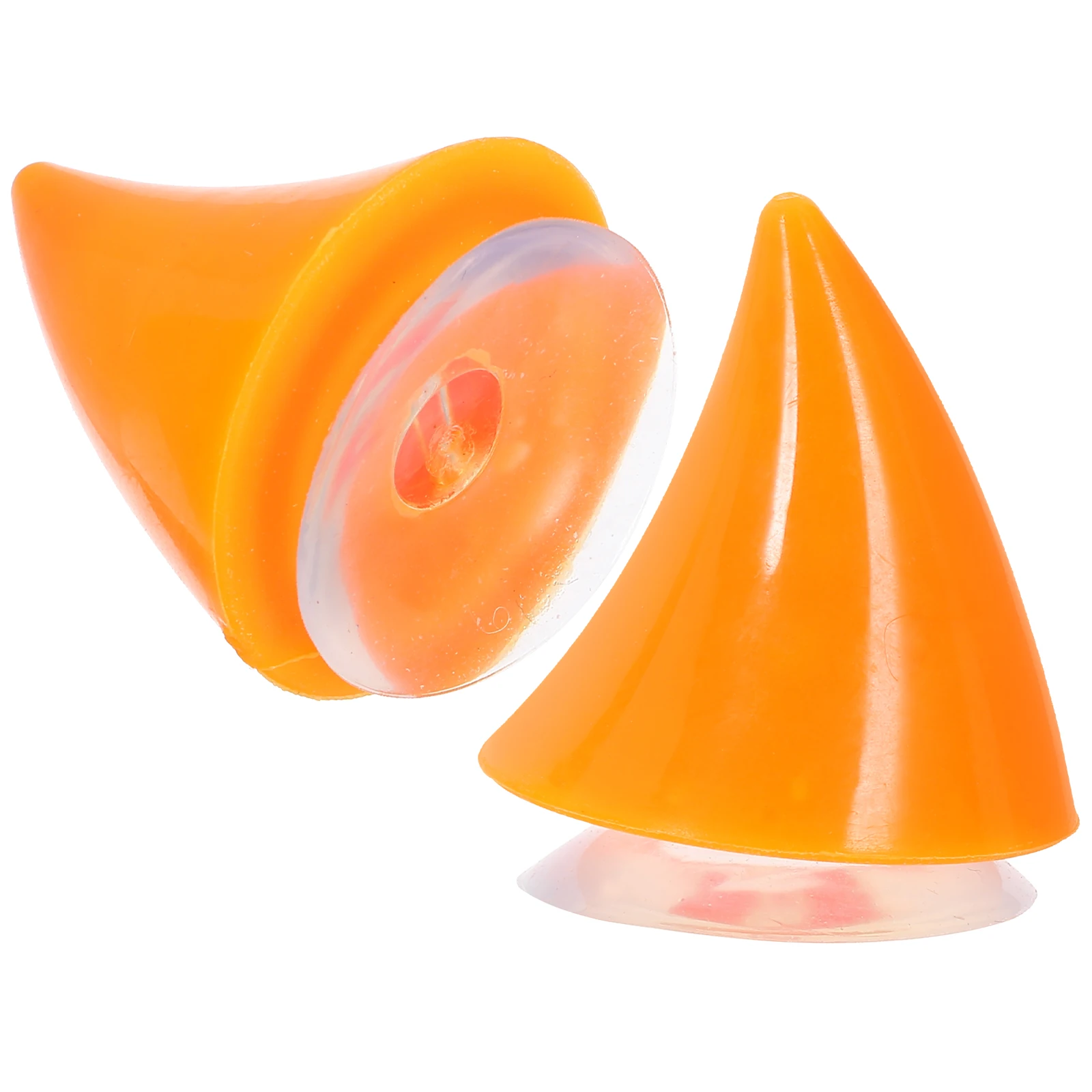 

2 Pcs Horns Decorative Horns Cosplay Reusable Motorcycle Decoration Accessories Small Suction Cup Bike Riding Accessories