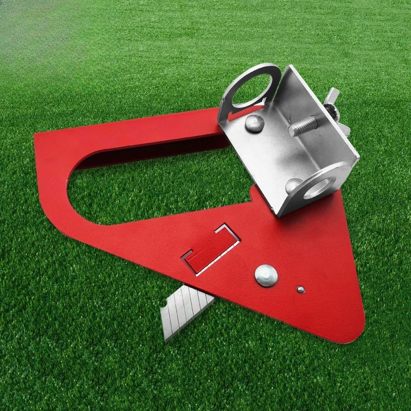 Synthetic Grass Edge Finishing Tool Artificial Turf Processing Accessory for Soccer Field