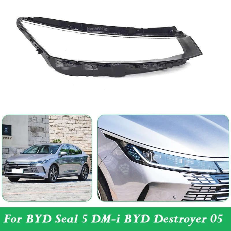 

Front Bumper Light Cover For BYD Seal 5 DM-i BYD Destroyer 05 Headlight Cover