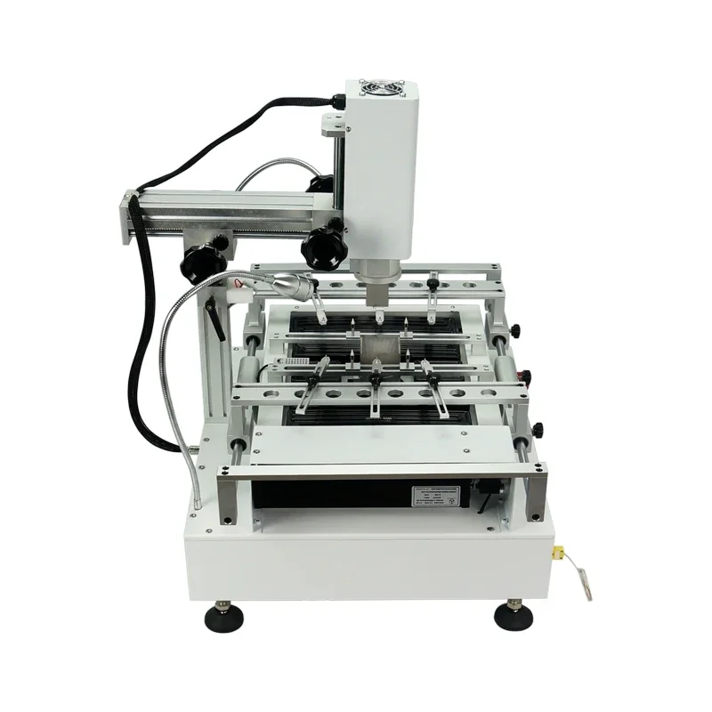 Station solder stations 3 zones hot air touch screen with laser point 4300W 350x250MM EU plug LY R690 V.3 BGA Rework