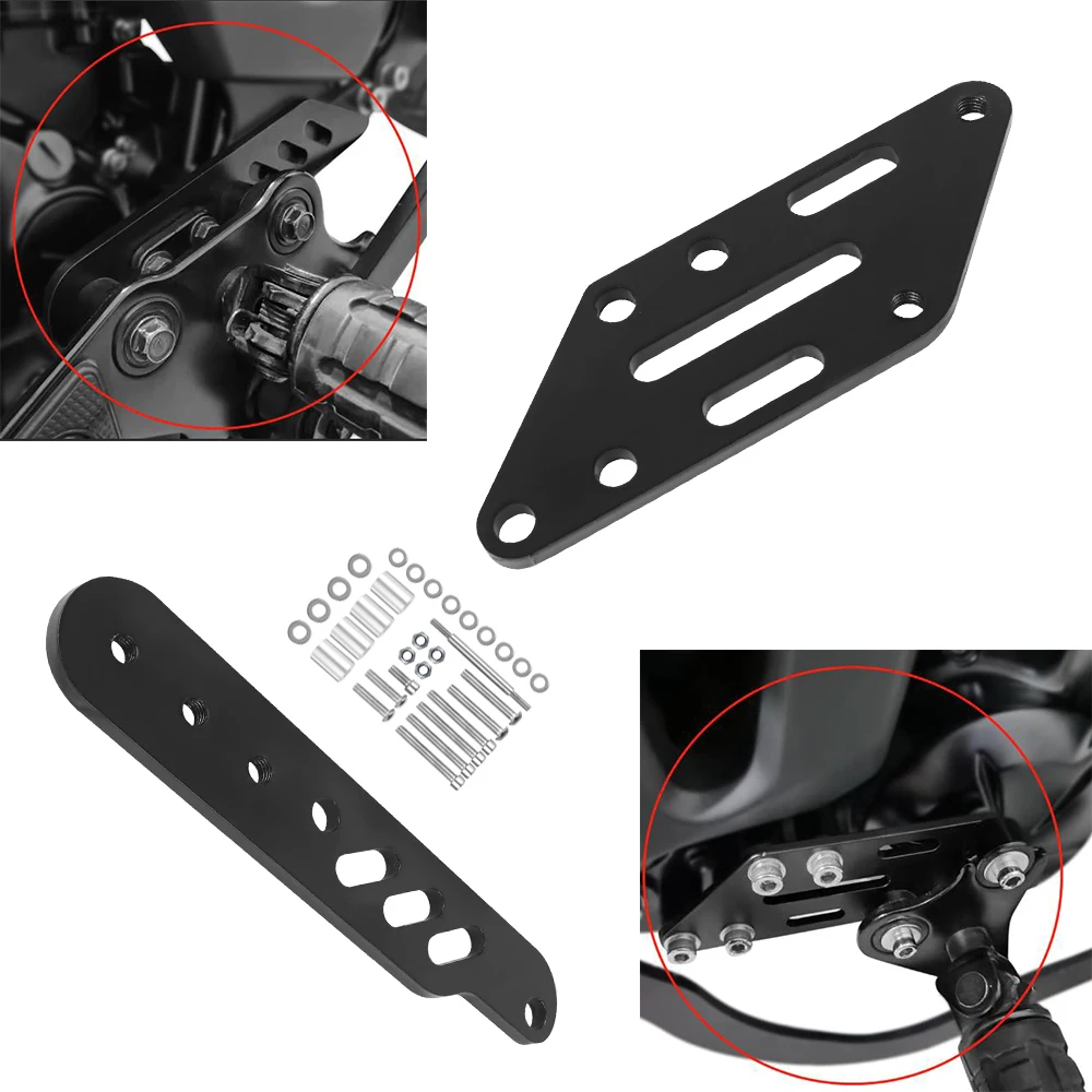 

For KAWASAKI VULCAN S VN650 VN 650 Motorcycle Front Footrest Bracket Footpeg Holder Support Mounting Modified Back Move 10CM