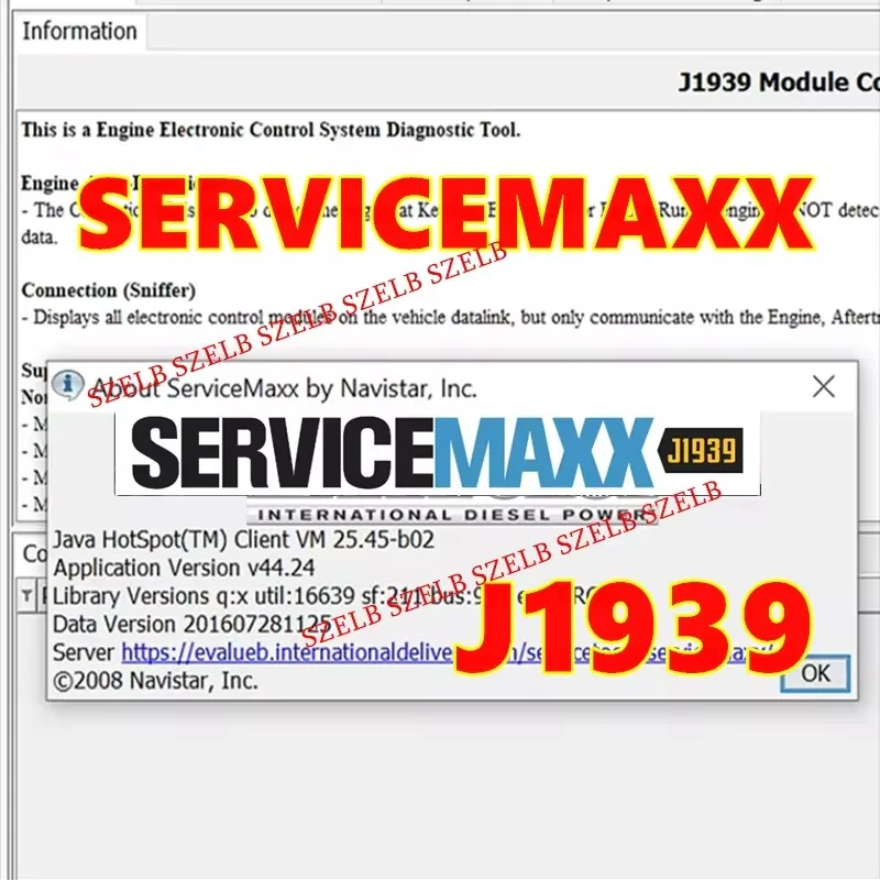 NED 2024.06 DLB 2024.04 تشخيص المحرك Navistar Diamond Logic Builder + ملفات الكراك + ServiceMaxx J1939 + تركيب مجاني #5