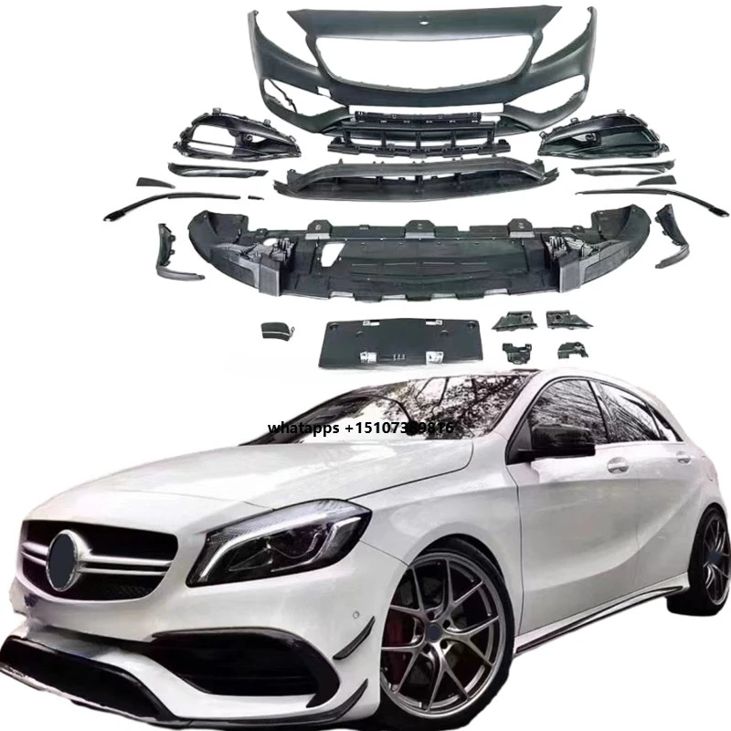 

Front Car Bumper A45 Front Bumper Assy for Ben s a Class W176 A180 A200 A250 2013 2014 2015 2016 2017 2018