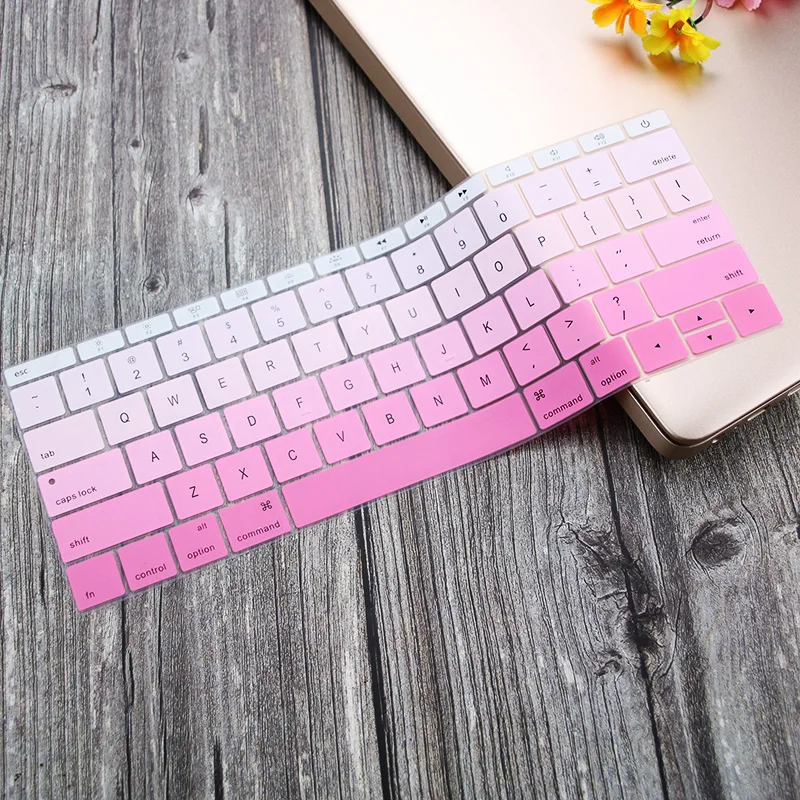 

Силиконовый чехол для клавиатуры защитный чехол для MacBook Pro 13 дюймов 2019 2018 2017 A1708 без сенсорной панели MacBook 12 дюймов A1534