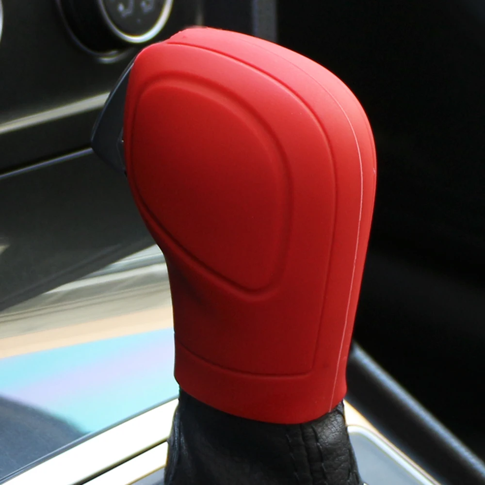 Carmilla Silicone Gear Knob Case for Volkswagen VW Golf 6 Passat B7 Jetta CC Polo Touran Tiguan Eos Scirocco Shift Knob Cover