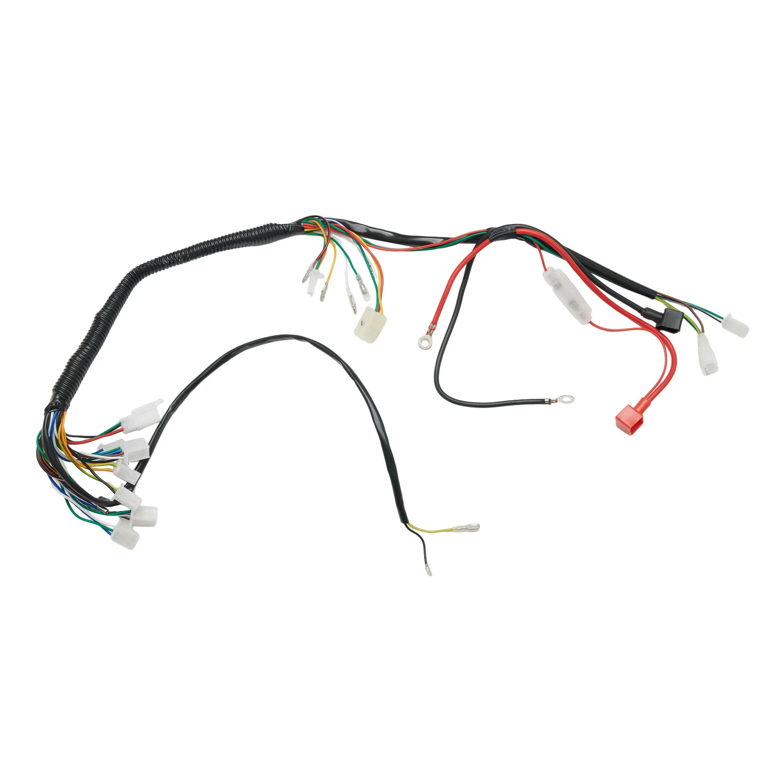 Electric Wiring Harness For Chinese ATV UTV Quad 4 Wheeler 50/70/90/110cc/125cc Made With 18 Gauge Wire, High Efficient Copper