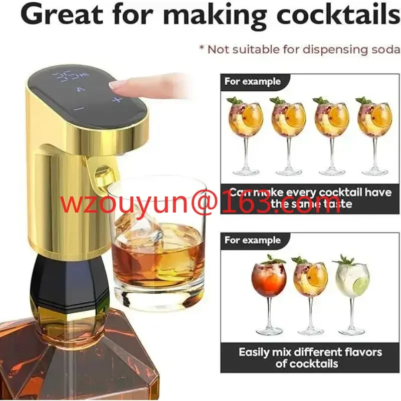 Automatic Non-touch Automatic Electric Bottle Pump Beverage Whisky Alcoholic Beverage Dispenser