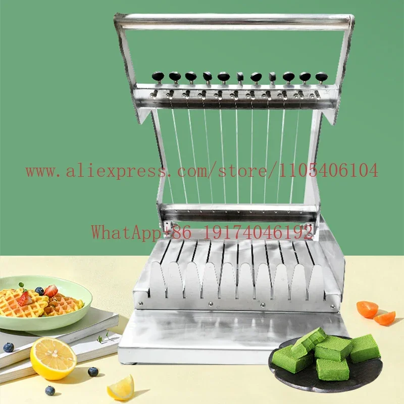 Commercial Manual Chocolate Guitar Cutter Soft Candy Cutting Machine For Chocolate Cake Cheese Cake Soap Bar Cutting Machine