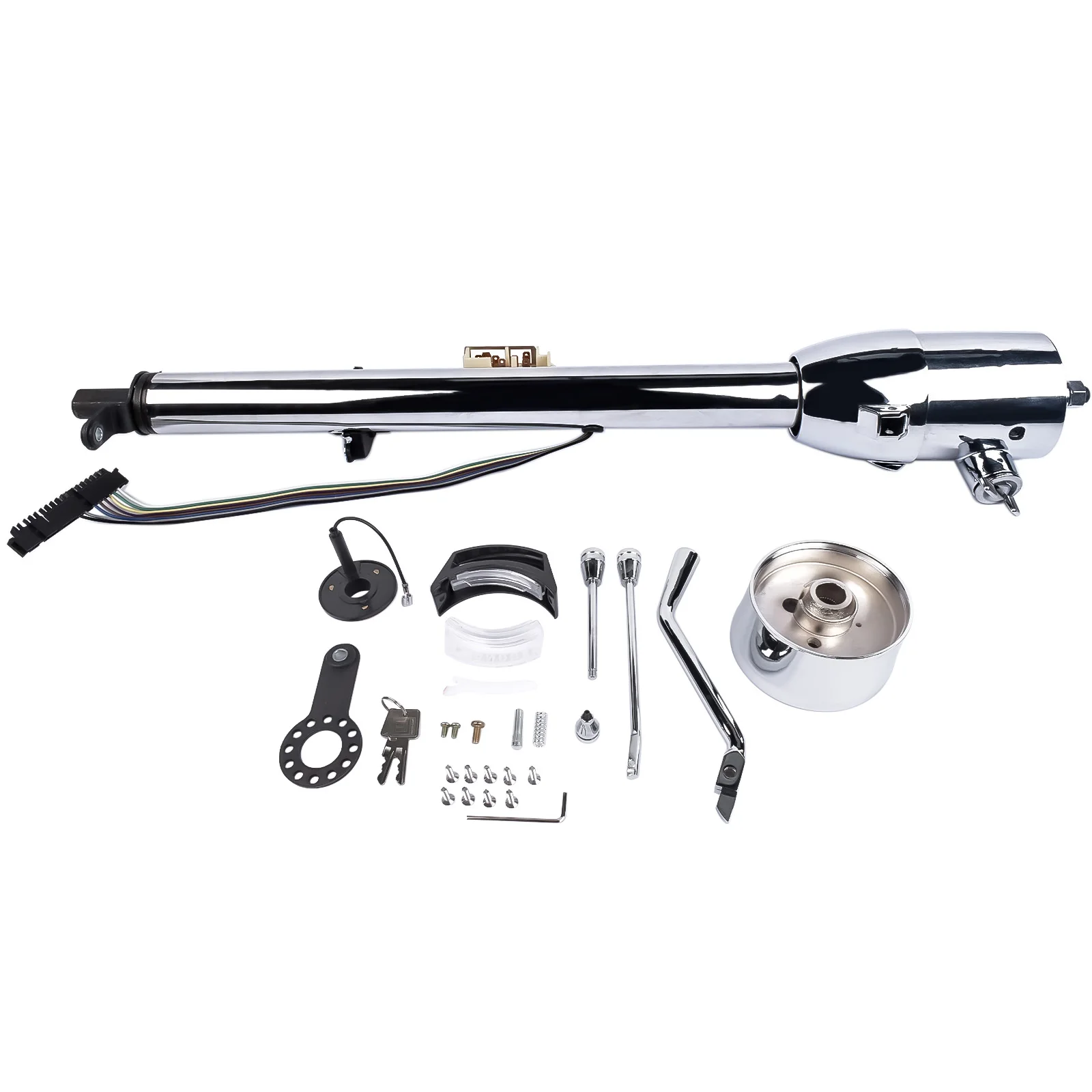 AP01 For GM 30'' Tilt Steering Column w/9 Hole Wheel Adapter +Key Automatic Transmission