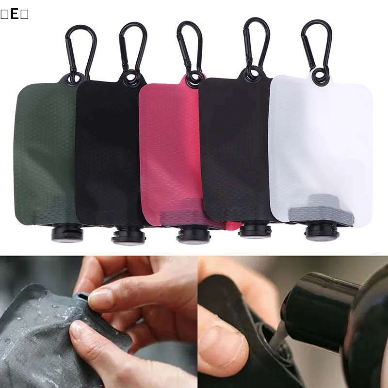 〔E〕1 Stück Reise-Squeeze-Beutel, leere Lotion-Spenderbeutel, nachfüllbar, für Shampoo, Toilettenartikel, Conditioner, flüssige Kosmetikaufbewahrung