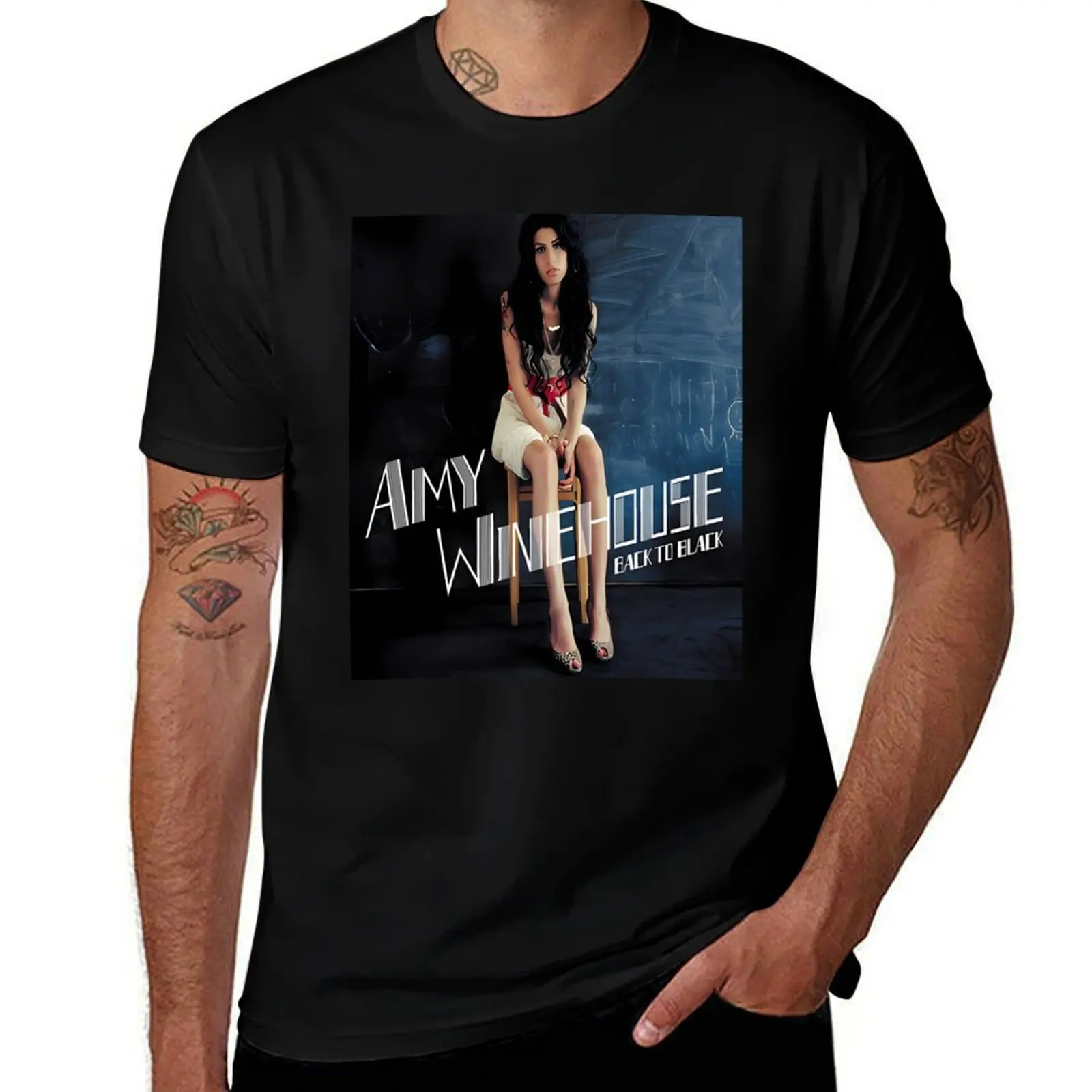 

Vintage Funny Face - amy winehouse T-Shirt customs design your own sweat anime stuff fitted t shirts for men