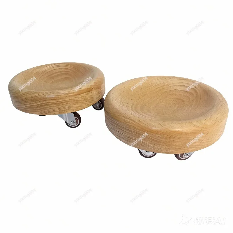 Solid Wood Spiral Sliding Disc, Foot Arch Trainer Bowl for Leg Exercise and Posture Correction