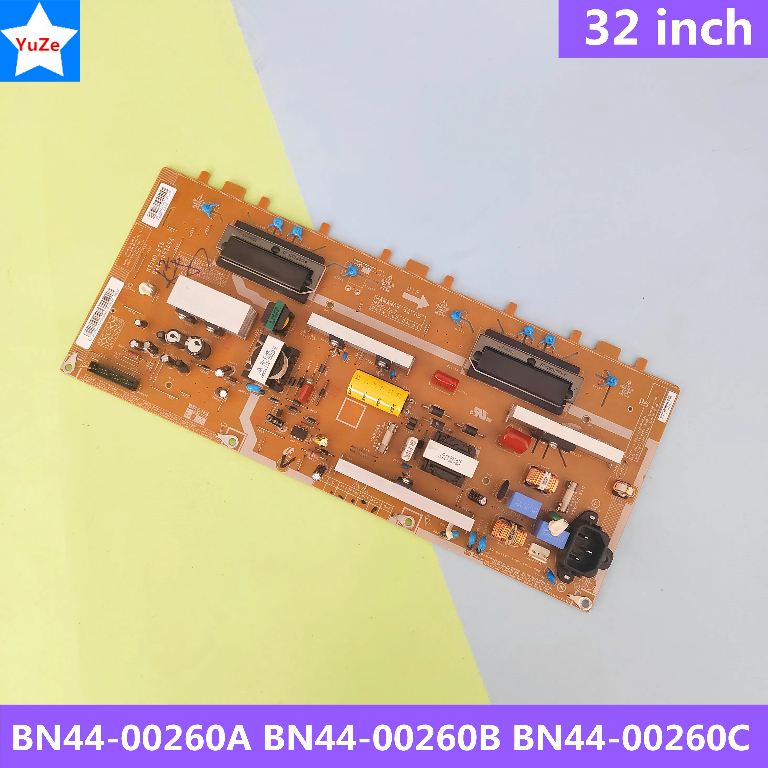 BN44-00260A BN44-00260B BN44-00260C Power Supply Board for 32'' 32 inch LN32B360C5D LE32B450C4W LN32B360C5DXZA LN32B460B2DXZA TV