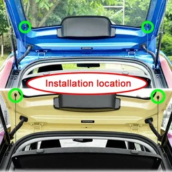 2017-2021 Cord Clips Load Parcel Rear Retainer Shelf String 10116060 Boot Cover For MG ZS MG3 Durable High Quality
